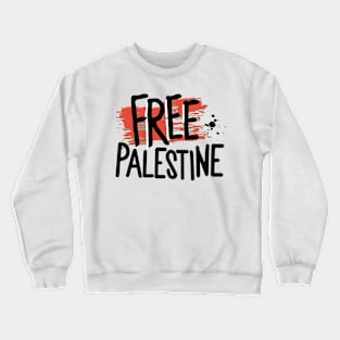 Free Palestine Crewneck Sweatshirt